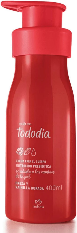 Crema corporal 400 ml fresa y vainilla dorada